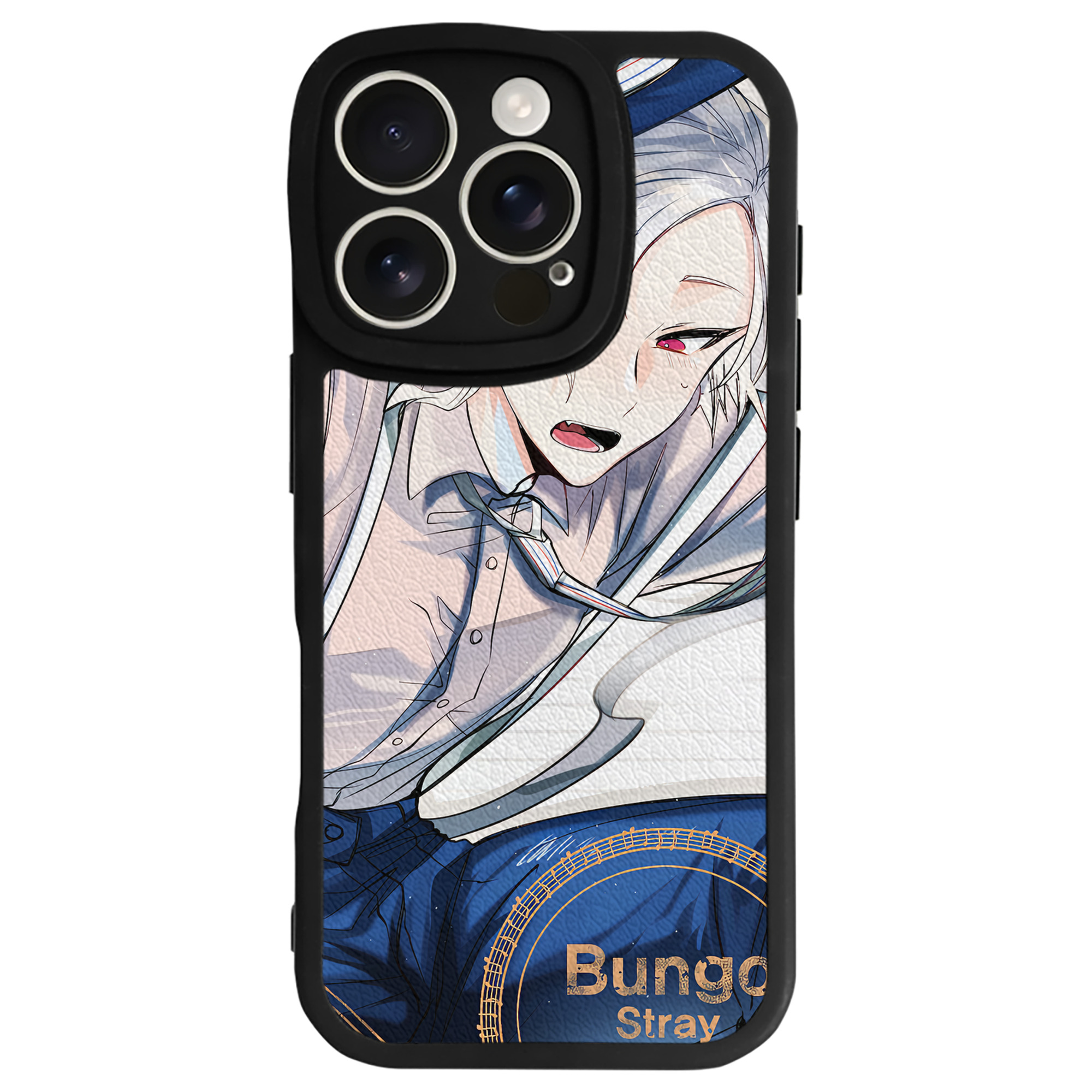 （画像用） 文豪ストレイドッグス Bungo Stray Dogs 【iPhone 16シリーズ対応】シリコンスマホケース（レザー調） 材質：シリコン